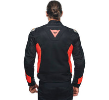 Load image into Gallery viewer, Dainese Energyca Air Tex Jacket Black/Fluorescent-Red Size - 50
