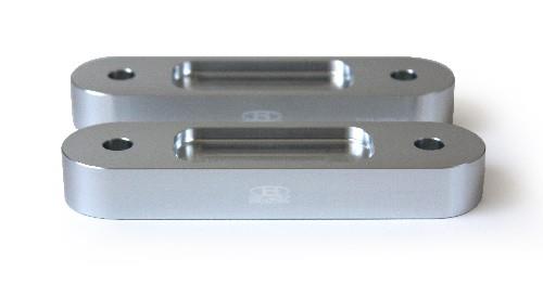 BLOX Honda S2000 Racing Front 20mm Thick Spacer Bump Steer Kit - Silver (Lowered 1in and more) - GTR Auto