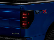 Load image into Gallery viewer, Raxiom 09-14 Ford F-150 Styleside Axial Series LED Tail Lights- Blk Housing (Smoked Lens)