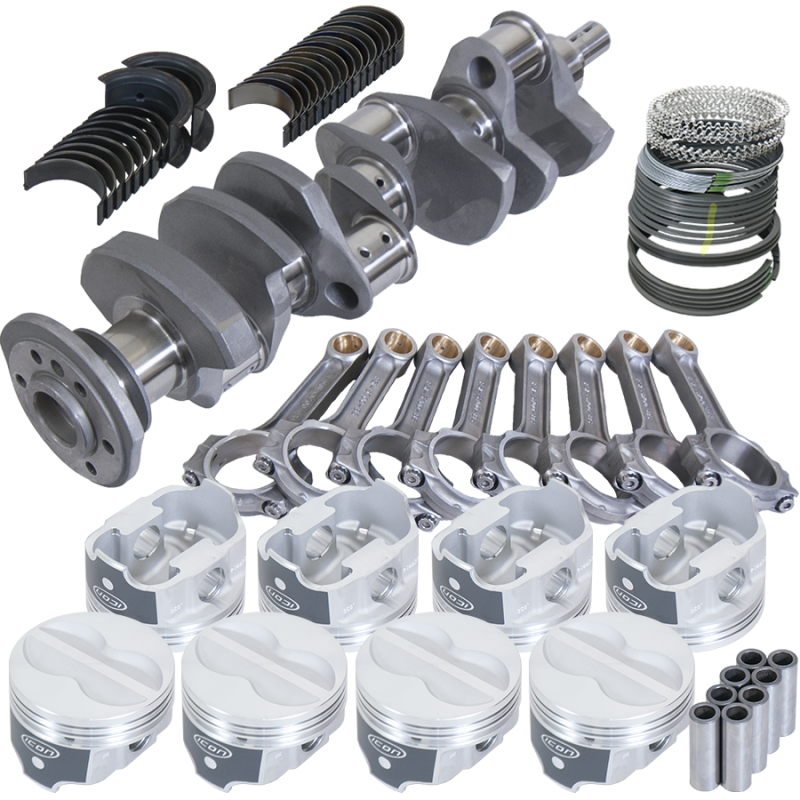 Eagle Chevy 350 3.750in Crank 5.700in I-Beam Rods -10cc 4.060in Pistons Rotating Assembly