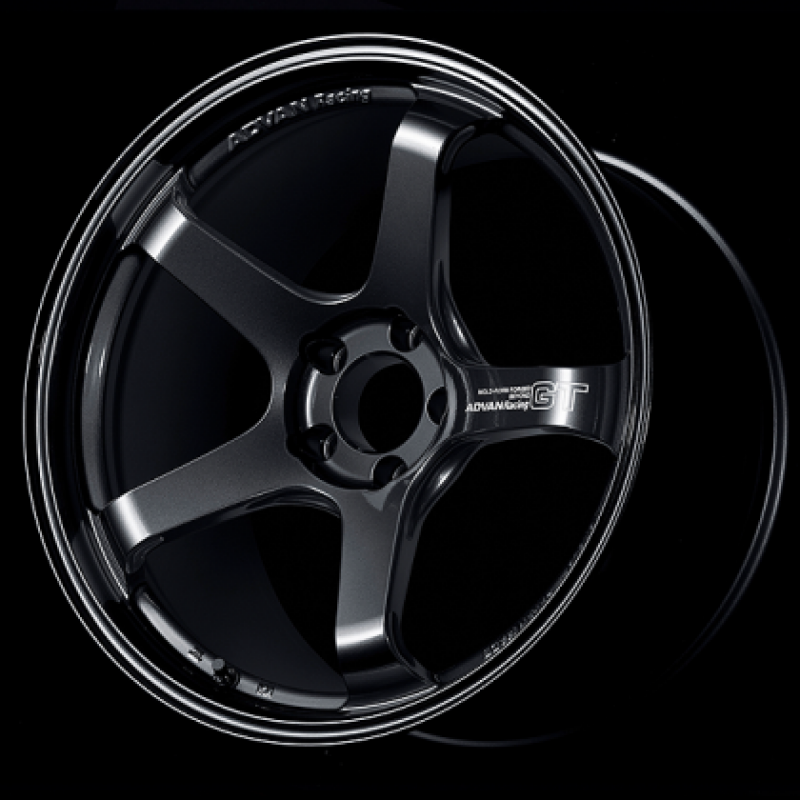 Advan GT Beyond 17x8.5 +45 5-114.3 Racing Titanium Black Wheel