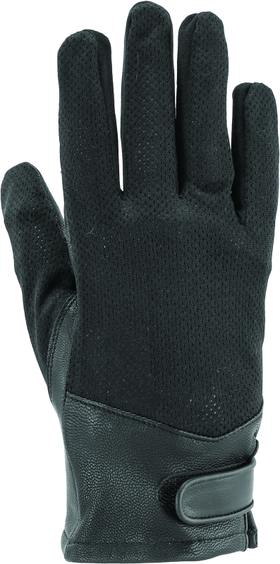 Kuryakyn Leather By River Road Pecos Leather Mesh Gloves Black - Large