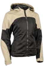 Load image into Gallery viewer, Speed and Strength Starstruck Mesh Jacket Trench Tan/Black Womens - Large