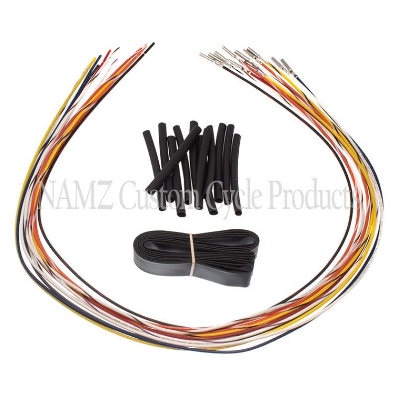 NAMZ 96-06 NON-Baggers Handlebar Switch Wire Extensions 24in. (Cut & Solder / Fits Up to 20in. Apes)