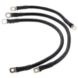 All Balls Racing 66-77 Harley-Davidson FLH Electra Glide Battery Cable Kit Black