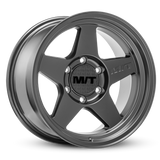 Mickey Thompson Open 5 Black Wheel - 18X9 5X5 BP 4.53in BS -12 Offset 71.6mm Bore