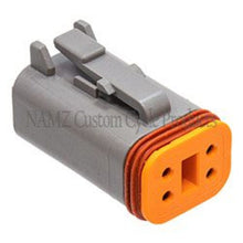 Load image into Gallery viewer, NAMZ Deutsch DT Series 4-Wire Plug &amp; Wedgelock - Grey (Repl. HD 72134-94GY)