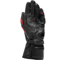 Load image into Gallery viewer, Dainese Druid 4 Leather Gloves Black/Lava-Red/White - XS