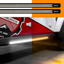 Load image into Gallery viewer, XK Glow Jeep &amp; Truck Running Board Light w/ Turn Signal 2x60in White + Amber
