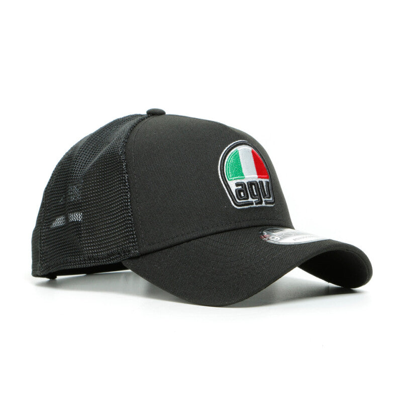 Dainese AGV 9Forty Trucker Snapback Cap Black - One Size