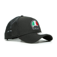 Load image into Gallery viewer, Dainese AGV 9Forty Trucker Snapback Cap Black - One Size