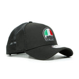 Dainese AGV 9Forty Trucker Snapback Cap Black - One Size