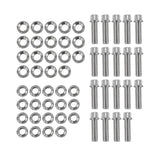 Race Star Pro Forged Bead Lock Bolt Kit 5/16-18 x 1.12in. 12pt Bolt w/Washers (Set of 19) - Chrome