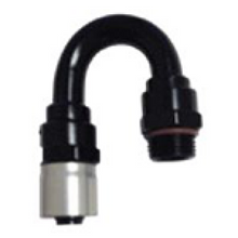 Load image into Gallery viewer, Fragola -10AN Male Rad Fitting 180 Degree Sport Crimp Hose End