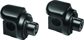 Kuryakyn Non-Pivot Splined Peg Adapter Harley-Davidson Models Black