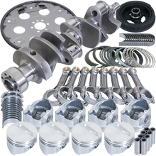 Load image into Gallery viewer, Eagle Chevy 350 1Pc 3.750in Crank 5.700in I-Beam Rods 4.040in Pistons 168 Tooth FP Balanced Assembly