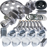 Eagle Chevy 350 1Pc 3.750in Crank 5.700in I-Beam Rods 4.040in Pistons 168 Tooth FP Balanced Assembly
