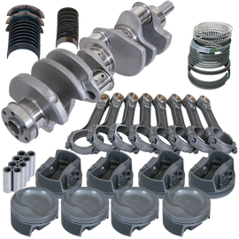 Eagle Ford 351W 4.000in Crank 6.200in I-Beam Rods -28cc Inv Dome 4.030in Pistons Rotating Assembly