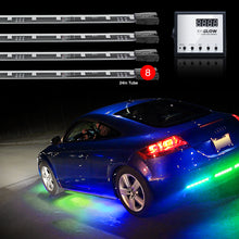 Load image into Gallery viewer, XK Glow 3 Million Color XKGLOW LED Accent Light Car/Truck Kit 8x24In Tubes