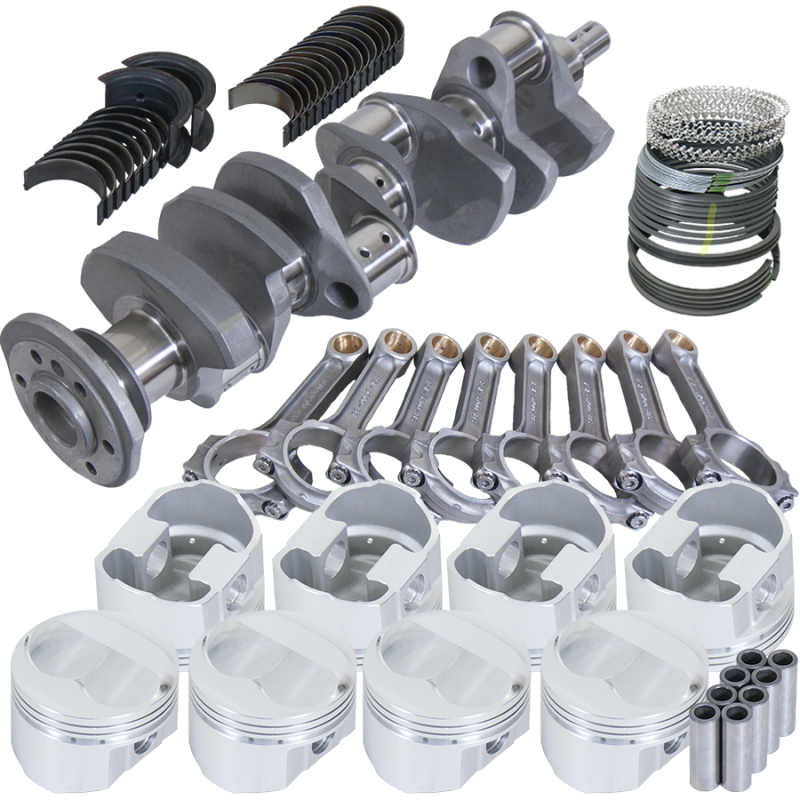 Eagle Chevy 350 3.750in Crank 5.700in I-Beam Rods Srp 7cc Dome 4.060in Pistons Rotating Assembly