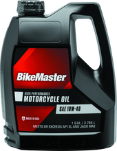 Load image into Gallery viewer, BikeMaster 10W40 Performance Oil - Gallon