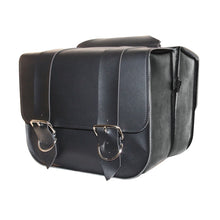 Load image into Gallery viewer, Willie &amp; Max Universal Standard Touring Saddlebags (14 in L x 13 in W x 5.5 in H) - Black