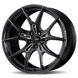 Gram Lights 57FXZ 18x9.5 +22 5x114.3 Super Dark Gunmetal and Machining Rim Edge DC Wheel