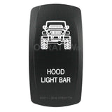 Spod Rocker JK Hood Light Bar Switch