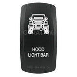 Spod JK Hood Light Bar Rocker Switch