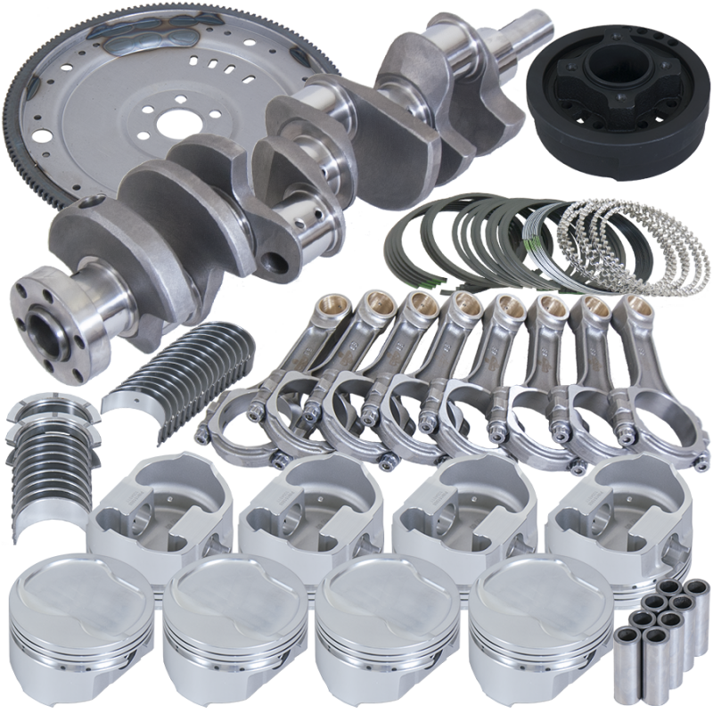 Eagle Ford 302 3.000in Crank 5.090in I-Beam Rod 4.030in Piston Damper/157 Tooth FP Balanced Assembly
