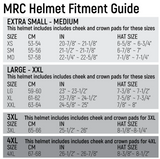 Rugged Radios MRC Stage 1 - UTV Play Helmet Wired OFFROAD and STX STEREO LG- 2XL