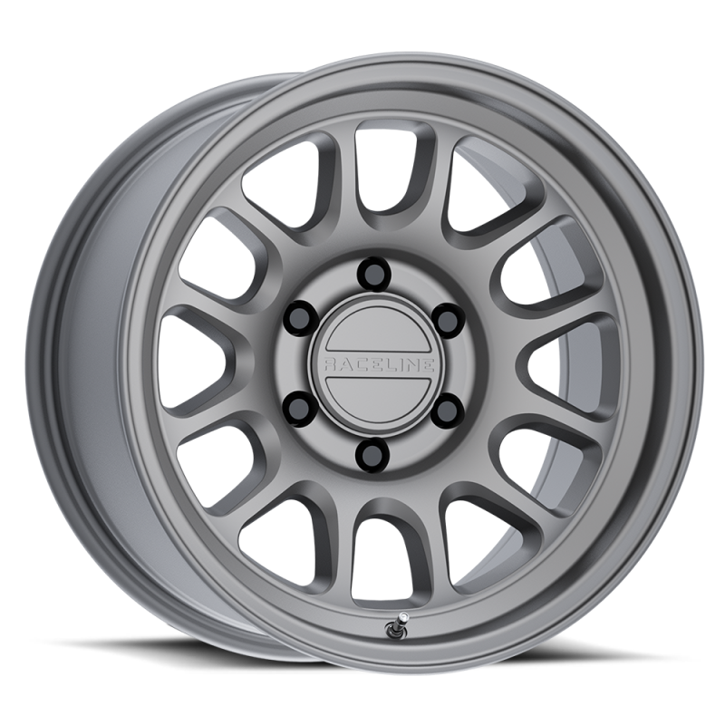 Raceline 958T Rogue 18x9in / 6X135 BP / 18mm Offset / 87.1mm Bore - Matte Titanium