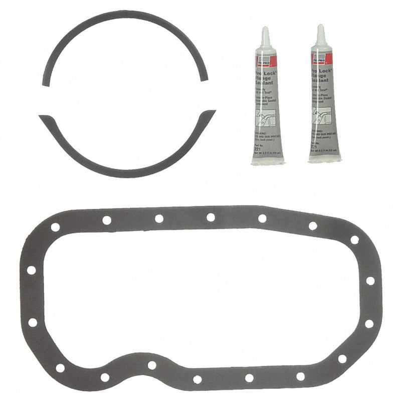 Fel-Pro Isuzu Trooper OS 30556 A Engine Oil Pan Gasket Set High-Temperature Rubber-Coated Fiber