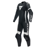Dainese Grobnik Lady Leather 1PC Perforated Suit Black/Black/White Size - 50