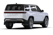 Load image into Gallery viewer, Rally Armor 22-24 Rivian R1S Black UR Mud Flap w/White Logo