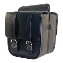 Load image into Gallery viewer, Willie &amp; Max Universal Standard Straight Saddlebags (11 in L x 12 in W x 3.5 in H) - Black
