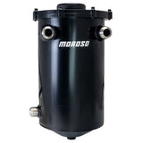 Moroso Split Top 16in Tall 8in Diameter MMPS 7.5qt Dry Sump Tank - Black