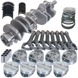 Eagle Ford 351W 4.000in Crank 6.200in I-Beam Rods -11cc Flat Top 4.000in Pistons Rotating Assembly