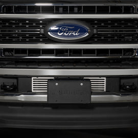 Putco 23-24 Ford F250/F350 Super Duty Bar Design Bumper Grille Inserts - Polished SS