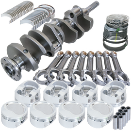 Eagle Ford FE 4.250in Crank 6.700in I-Beam Rods -17cc Inv Dome 4.100in Pistons Rotating Assembly