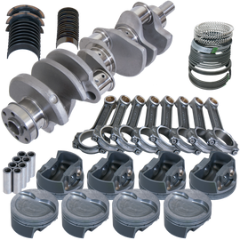 Eagle Ford 351W 4.000in Crank 6.250in I-Beam Rods -26cc Inv Dome 4.125in Pistons Balanced Assembly
