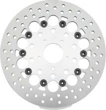 Load image into Gallery viewer, Twin Power 08-13 FLH FLT 08-16 FLHR 6-17 DYNA Front 11.8 Floating Rotor With Holes Silver