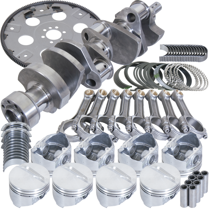 Eagle Chevy LT1350 1Pc 3.750in Crank 5.700in I-Beam Rods 4.060in Pistons 168 Tooth FP Blncd Assembly