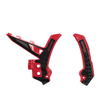 Load image into Gallery viewer, Acerbis 2024 GasGas MC/ MC-F/ EC/ EC-F/ EX250/300 EX-F Frame Guards- X-Grip - Red/Black