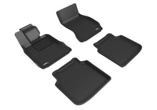 Load image into Gallery viewer, 3D MAXpider 2009-2012 BMW 7 Series LI F02/F04 Kagu 1st &amp; 2nd Row Floormats - Black