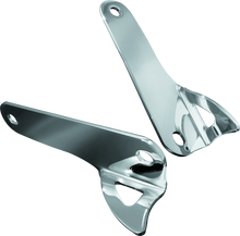 Load image into Gallery viewer, Kuryakyn Teardrop Tie Down Brackets 00-13 Touring Models Chrome