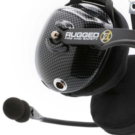 Rugged Radios FHS Behind-The-Head FSI Headset No Buttons / For David Clark / Sigtronics / Avcomm