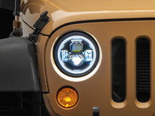Load image into Gallery viewer, Raxiom 07-18 Jeep Wrangler JK Axial 7-In LED Headlights w/ DRL Turn Signals- Blk Housing (Clear)