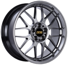 BBS RG-R 17x7.5 5x100 ET35 PFS Diamond Black Wheel -82mm PFS/Clip Req