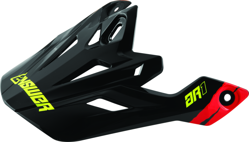 Answer AR1 Proglo Visor Red/Black/Hyper Acid